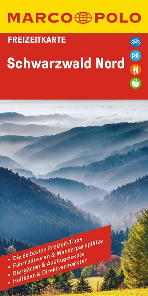 Produktbild: MARCO POLO Freizeitkarte 38 Schwarzwald Nord 1:100.000