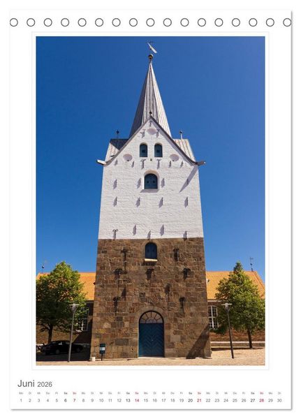 Produktbild: J&uuml;tland. Entlang der Westk&uuml;ste (Tischkalender 2026 DIN A5 hoch), CALVENDO Monatskalender
