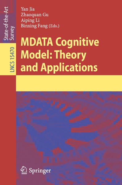 Produktbild: MDATA Cognitive Model: Theory and Applications