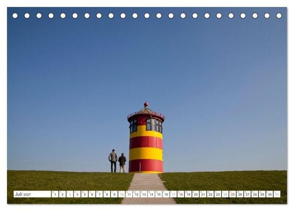 Produktbild: Meerblick - die Nordsee (Tischkalender 2027 DIN A5 quer), CALVENDO Monatskalender
