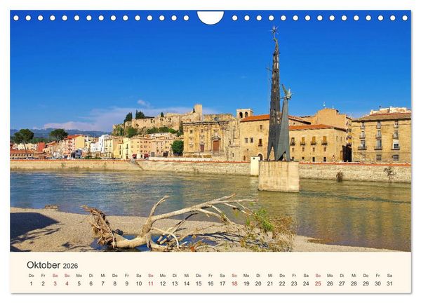 Produktbild: Costa Dorada - Die Goldene K&uuml;ste Spaniens (Wandkalender 2026 DIN A4 quer), CALVENDO Monatskalender