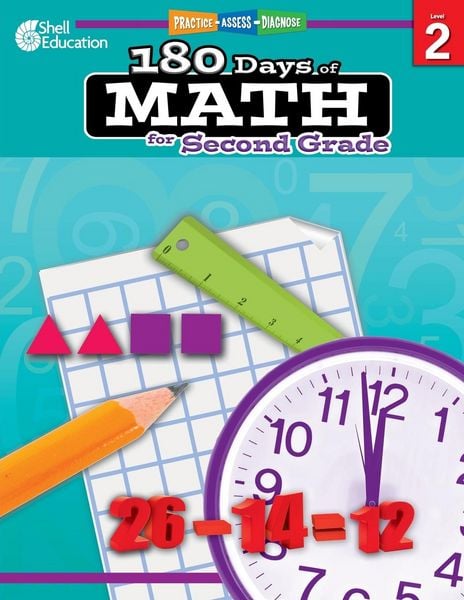 Produktbild: 180 Days of Math for Second Grade