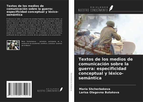 Produktbild: Textos de los medios de comunicaci&oacute;n sobre la guerra: especificidad conceptual y l&eacute;xico-sem&aacute;ntica