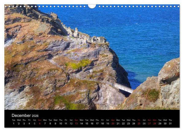Produktbild: Cornwall (Wall Calendar 2026 DIN A3 landscape), CALVENDO 12 Month Wall Calendar