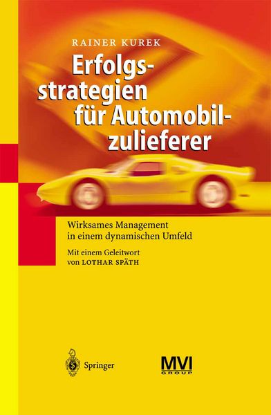 Produktbild: Erfolgsstrategien f&uuml;r Automobilzulieferer
