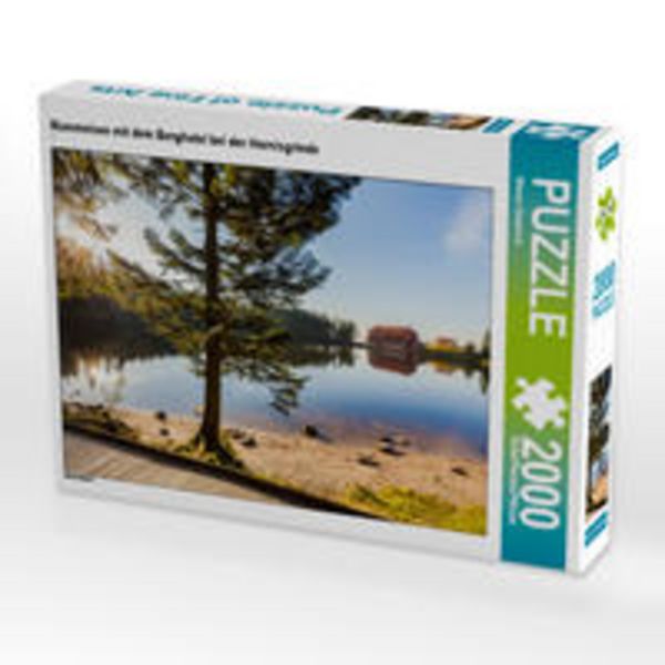 CALVENDO Puzzle Mummelsee mit dem Berghotel bei der Hornisgrinde | 2000 Teile Lege-Größe 90x67cm Foto-Puzzle für glückliche Stunden