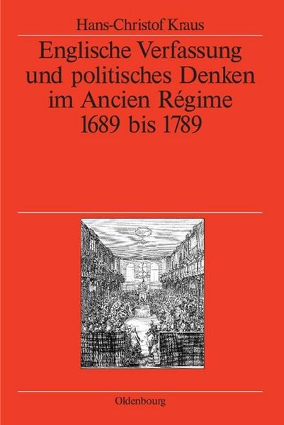 Produktbild: Englische Verfassung und politisches Denken im Ancien R&eacute;gime