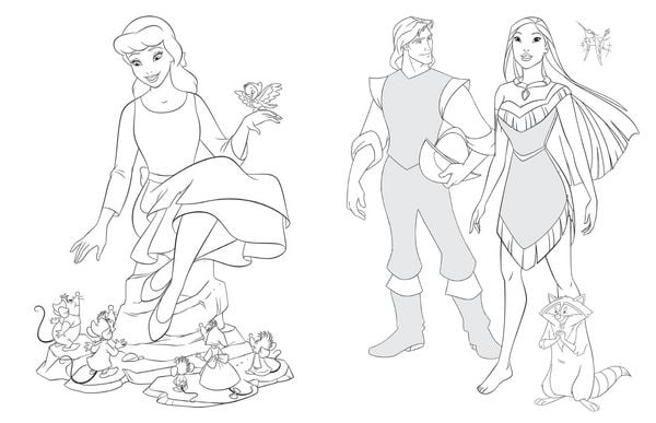 Produktbild: Disney Prinzessin Malspa&szlig; mit Glitzerfolien