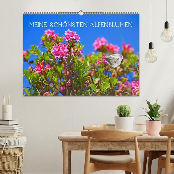 Produktbild: Meine sch&ouml;nsten Alpenblumen (Wandkalender 2026 DIN A2 quer), CALVENDO Monatskalender