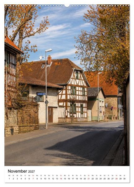 Produktbild: Trebur und die Deutsche Fachwerkstra&szlig;e (Wandkalender 2027 DIN A2 hoch), CALVENDO Monatskalender