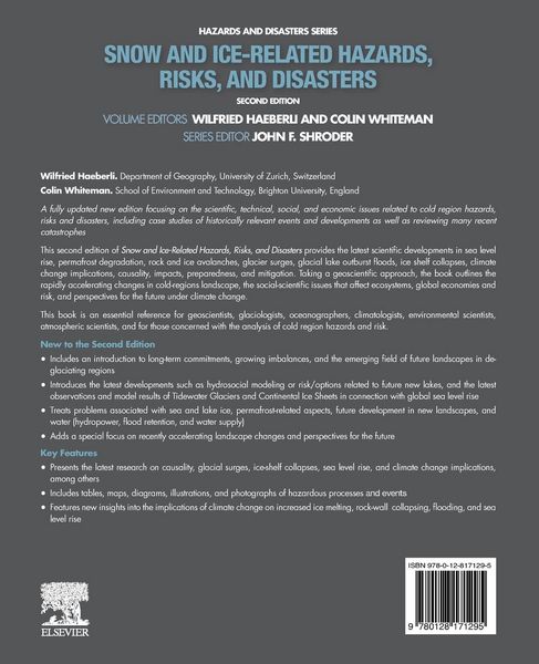 Produktbild: Snow and Ice-Related Hazards, Risks, and Disasters