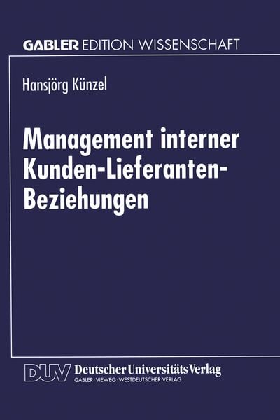 Produktbild: Management interner Kunden-Lieferanten-Beziehungen