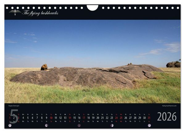 Produktbild: Tansania Blickwinkel 2026 (Wandkalender 2026 DIN A4 quer), CALVENDO Monatskalender