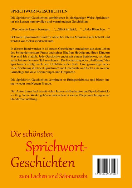 Produktbild: Heitere Sprichwort-Geschichten f&uuml;r Senioren mit Demenz. Unverhofft kommt oft &hellip; und viele weitere Geschichten f&uuml;r Senioren rund um bekannte Sprichw&ouml;rter. Beliebt und bew&auml;hrt bei Demenz