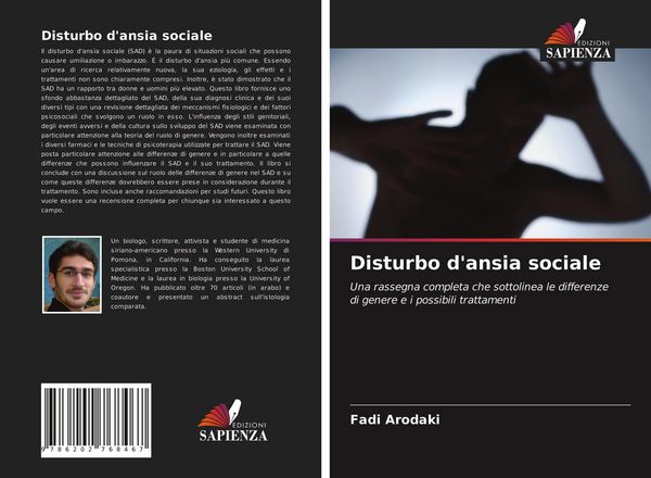 Produktbild: Disturbo d'ansia sociale