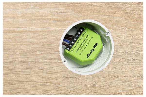 Produktbild: Shelly Dimmer Gen3 Dimmaktor Wi-Fi, Bluetooth