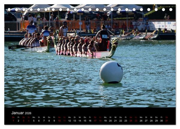 Produktbild: Drachenboot - MissionRome (Tischkalender 2026 DIN A5 quer), CALVENDO Monatskalender
