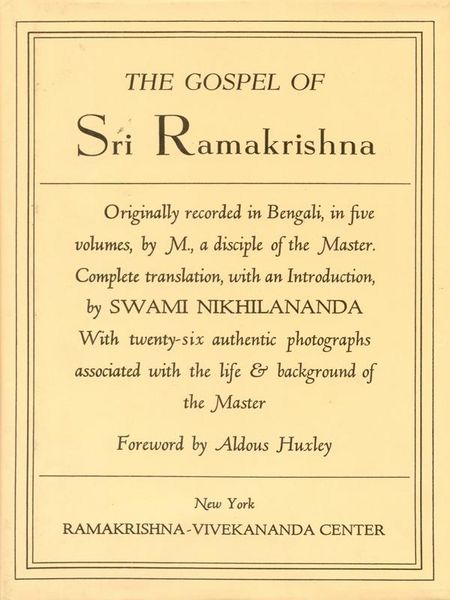 Produktbild: Gospel of Sri Ramakrishna