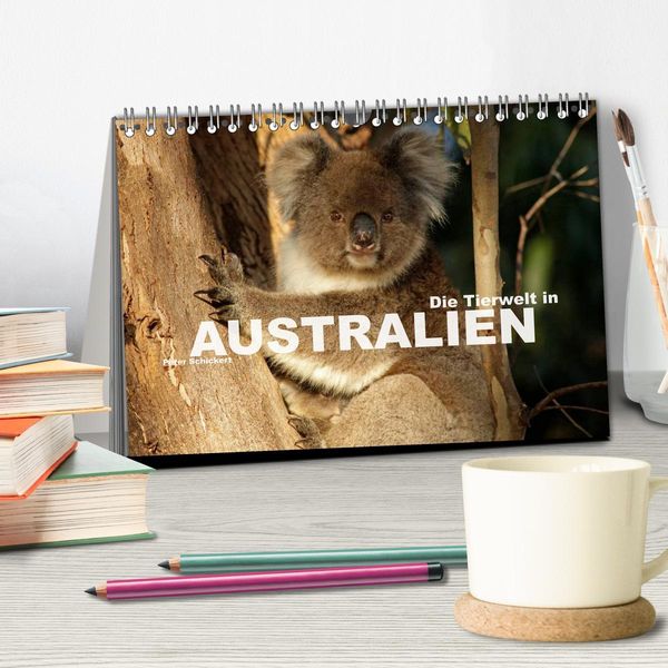 Produktbild: Die Tierwelt in Australien (Tischkalender 2026 DIN A5 quer), CALVENDO Monatskalender
