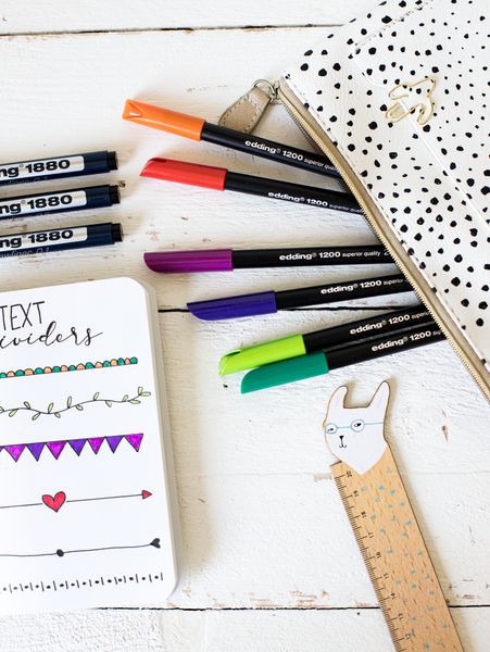 Produktbild: edding Fasermaler Fein 1200 Colour Pen 6er Set