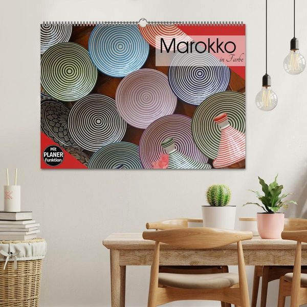 Produktbild: Marokko in Farbe (Wandkalender 2026 DIN A2 quer), CALVENDO Monatskalender