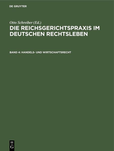 Produktbild: Handels- und Wirtschaftsrecht