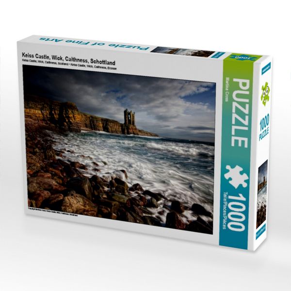Produktbild: CALVENDO Puzzle Keiss Castle, Wick, Caithness, Schottland | 1000 Teile Lege-Gr&ouml;&szlig;e 64x48cm Foto-Puzzle f&uuml;r gl&uuml;ckliche Stunden