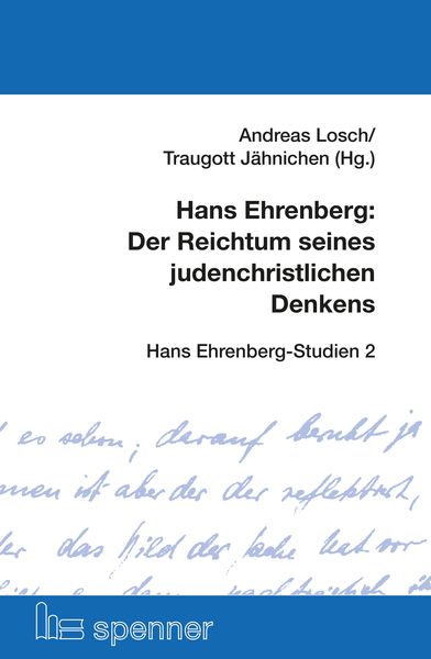 Produktbild: Hans Ehrenberg: Der Reichtum seines judenchristlichen Denkens