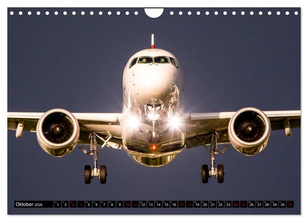 Produktbild: Faszination Fliegerei (Wandkalender 2026 DIN A4 quer), CALVENDO Monatskalender
