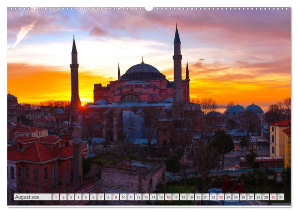 Produktbild: Istanbul - die quirlige Stadt auf zwei Kontinenten (hochwertiger Premium Wandkalender 2026 DIN A2 quer), Kunstdruck in Hochglanz