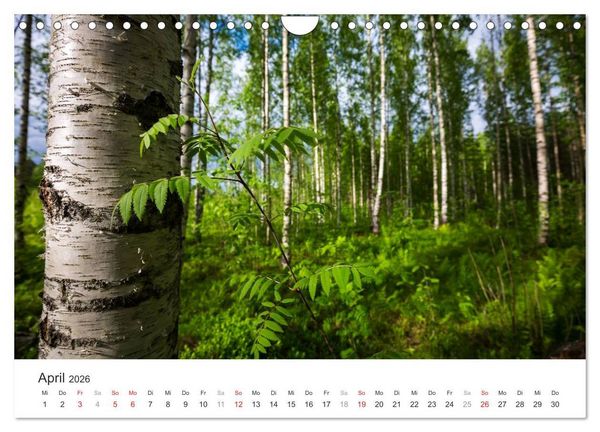 Produktbild: Landschaften Finnlands (Wandkalender 2026 DIN A4 quer), CALVENDO Monatskalender