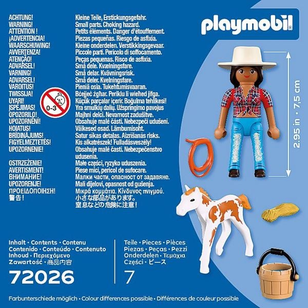 Produktbild: PLAYMOBIL 72026 DuoPack Reiterin mit Fohlen