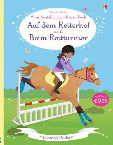 Produktbild: Mein gro&szlig;es Anziehpuppen-Stickerbuch: Auf dem Reiterhof und Beim Reitturnier