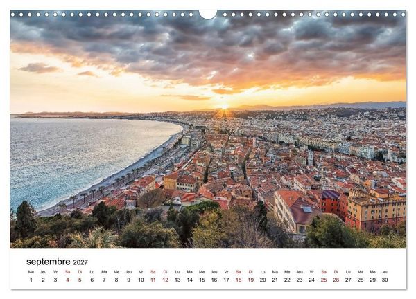 Produktbild: Enivrante C&ocirc;te d'Azur (Calendrier mural 2027 DIN A3 vertical), CALVENDO calendrier mensuel