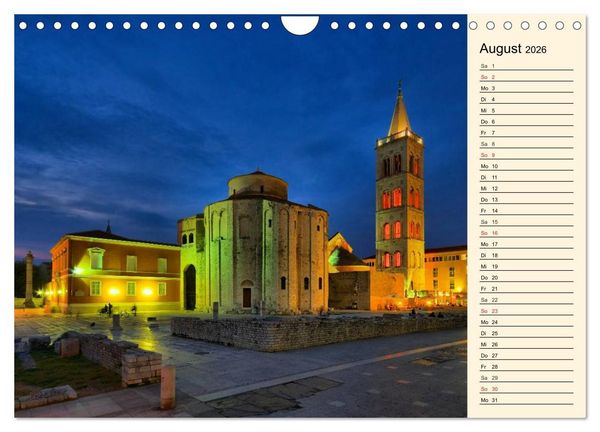 Produktbild: Zadar und Norddalmatien (Wandkalender 2026 DIN A4 quer), CALVENDO Monatskalender
