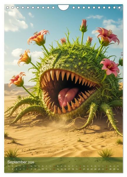 Produktbild: Flora sapiens - Der Aufstieg der Pflanzen (Wandkalender 2026 DIN A4 hoch), CALVENDO Monatskalender