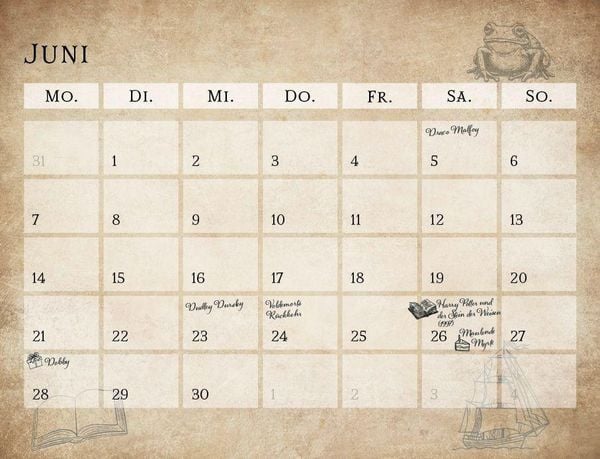 Produktbild: Der inoffizielle K&uuml;chenkalender f&uuml;r Harry Potter Fans 2027
