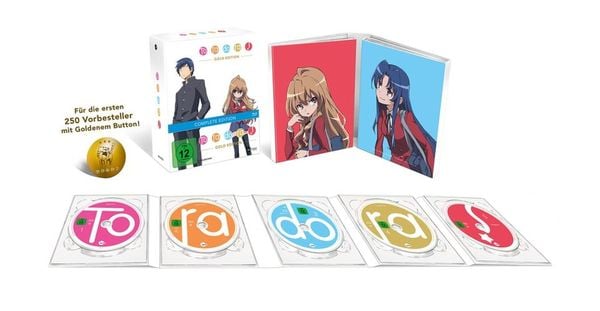 Toradora! Gold Edition - Komplettbox [5 BRs]