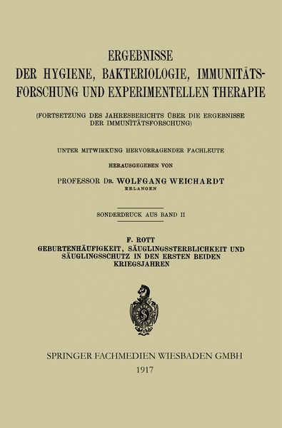 Produktbild: Geburtenh&auml;ufigkeit, S&auml;uglingssterblichkeit und S&auml;uglingsschutz in den Ersten Beiden Kriegsjahren