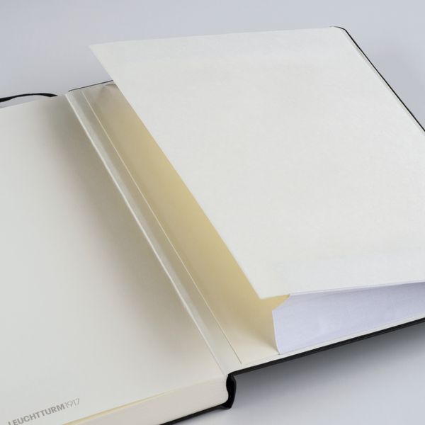 Produktbild: Notizbuch Medium A5 blanko Softcover schwarz