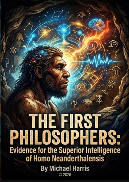 Produktbild: The First Philosophers: Evidence for the Superior Intelligence of Homo Neanderthalis