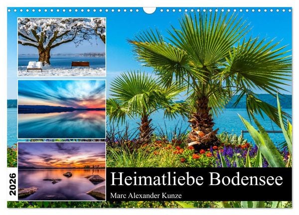 Heimatliebe Bodensee (Wandkalender 2026 DIN A3 quer), CALVENDO Monatskalender