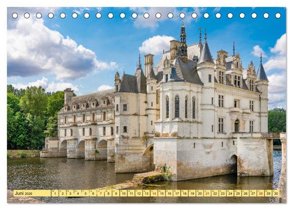 Produktbild: Ch&acirc;teaux. Im Tal der Loire (Tischkalender 2026 DIN A5 quer), CALVENDO Monatskalender