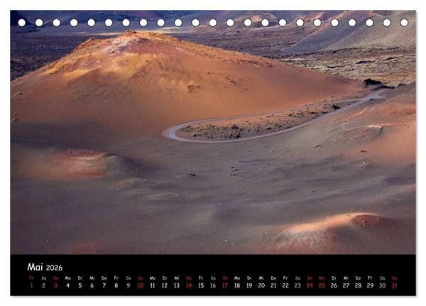 Produktbild: Lanzarote (Tischkalender 2026 DIN A5 quer), CALVENDO Monatskalender