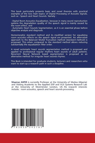 Produktbild: Digital Processing of Acoustic Signals
