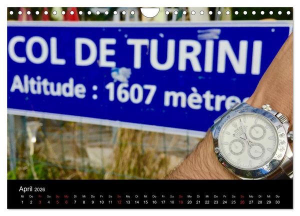 Produktbild: Armbanduhren reisen um die Welt (Wandkalender 2026 DIN A4 quer), CALVENDO Monatskalender
