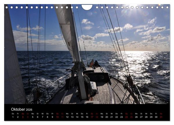 Produktbild: Marina Guide's Segelimpressionen 2026 (Wandkalender 2026 DIN A4 quer), CALVENDO Monatskalender