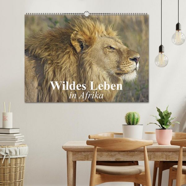 Produktbild: Wildes Leben in Afrika (Wandkalender 2026 DIN A2 quer), CALVENDO Monatskalender