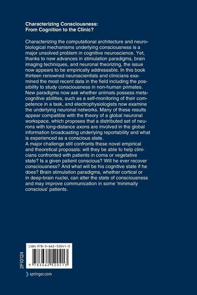 Produktbild: Characterizing Consciousness: From Cognition to the Clinic?