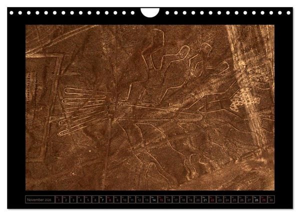 Produktbild: Die NAZCA Linien - Geheimnisvolle Figuren (Wandkalender 2026 DIN A4 quer), CALVENDO Monatskalender